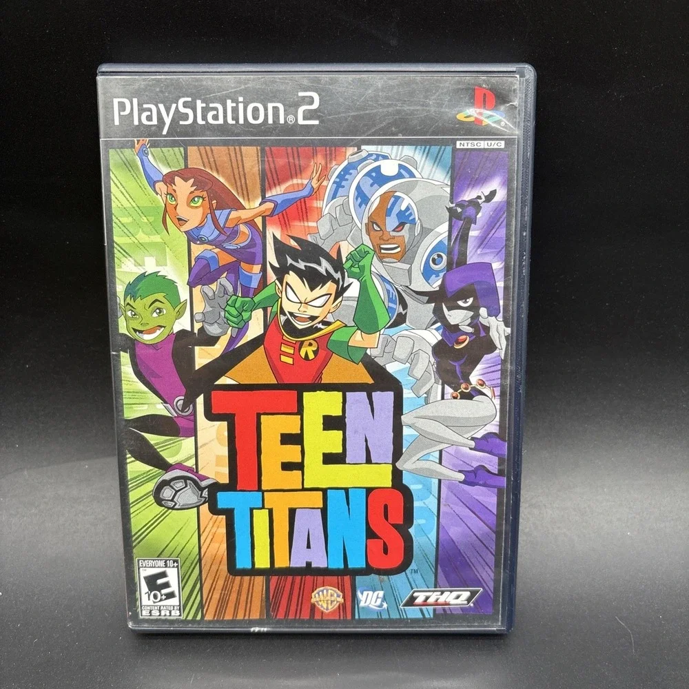 Teen Titans PS2 PlayStation 2 Complete CIB - Tested Working - With Manual